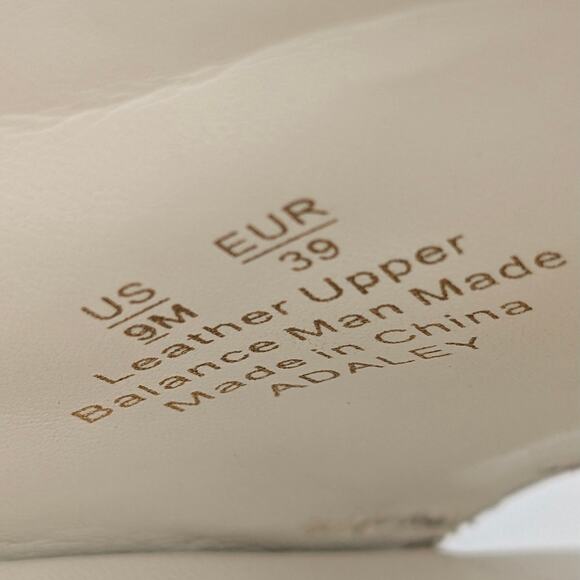 Sam Edelman Adaley Slide Sandal Women's Leather White Size US9M EU39 - Picture 6 of 11